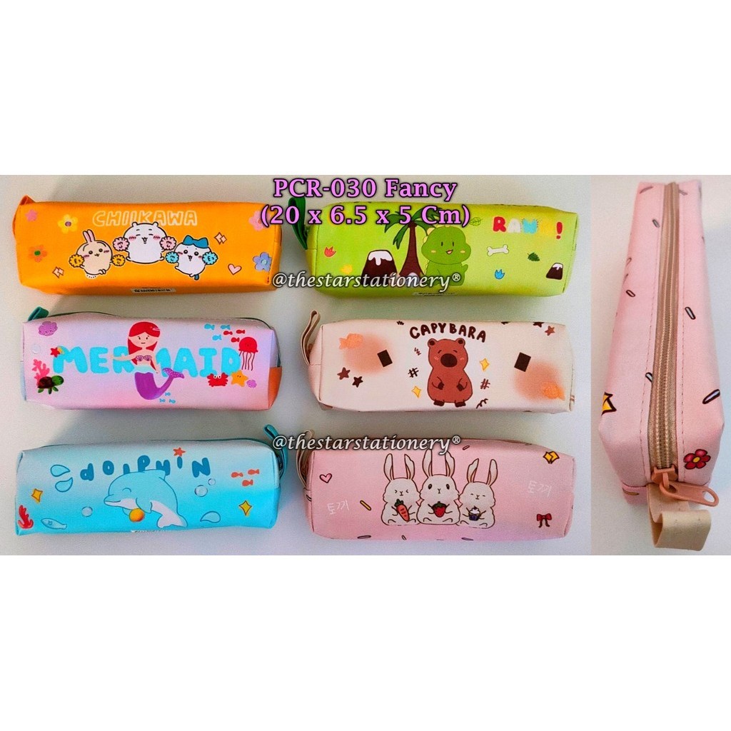 

(1 Biji) Kotak Pensil Resleting PCR-030 / Tempat Pensil Resleting 20*6.5*5 Cm