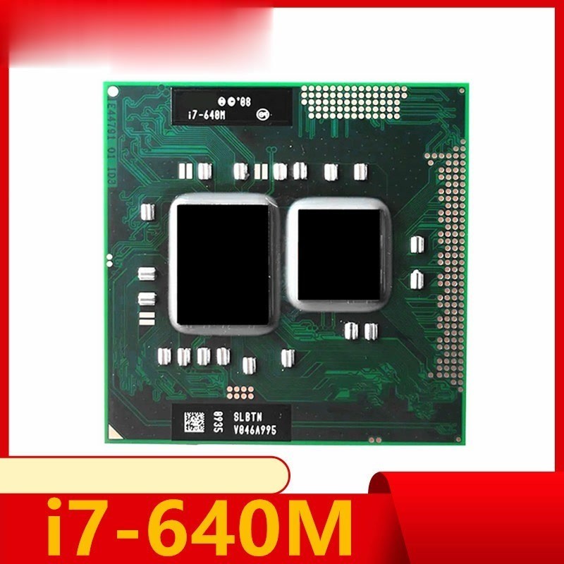 Core i7-640M i7 640M SLBTN 2.8 GHz Dual Core Processor Laptop CPU 4W 35W Socket G1 / rPGA988A Compat