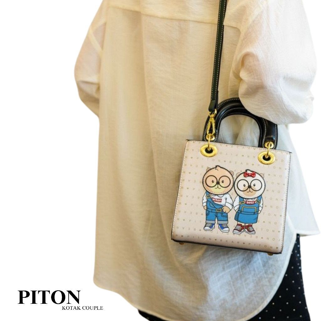 Tas Selempang Wanita Premium Kotak Piton Couple Fashion I Tas Selempang I Tas Premium I Tas Piton