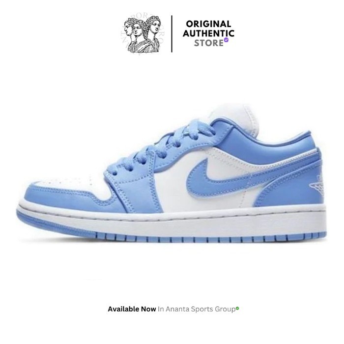 Sepatu Air Jordan 1 Low UNC Original