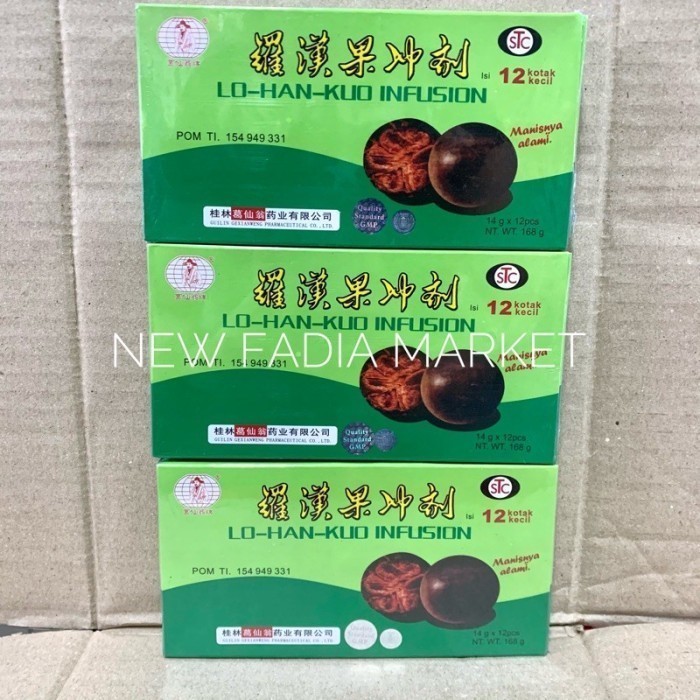 

Lo Han Kuo Infusion Kotak Teh Panas Dalam 12x14g 168g