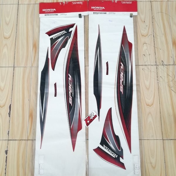 grafik graphic stripe striping body bodi original ori honda spacy lama old karbu tahun 2011 2012 mer