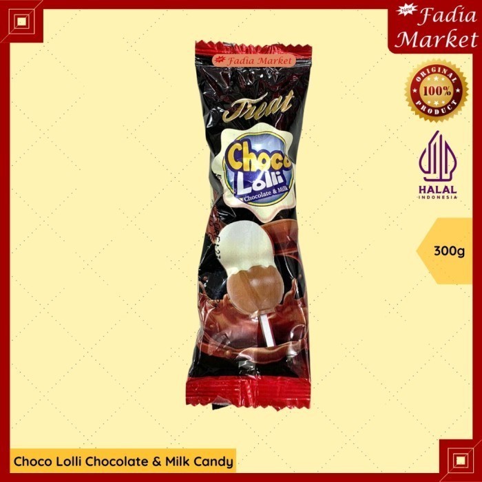 

Choco Lolli Permen Lollipop Susu Coklat Hazelnut 20g