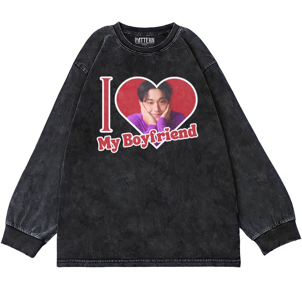 KAOS OVERSIZE | OVERSIZE LONGSLEEVE | T-SHIRT OVERSIZE | WASHING | KAOS K-DRAMA LEE DOHYUN