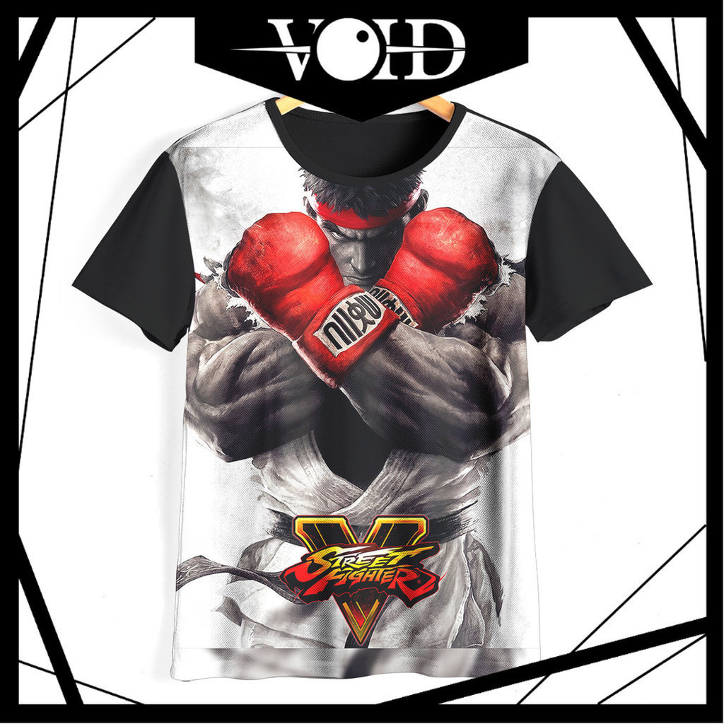 Kaos Street Fighter Keren dan Adem | Kaos Ryu Street Fighter Anak & Dewasa | 03SF Street Fighter Ryu