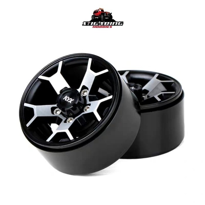 OG99 KYX VELG SPORT ALLUMUNIUM ALLOY RIMS BEADLOCK 1.9 SCX10 RGT TRX4 1/10