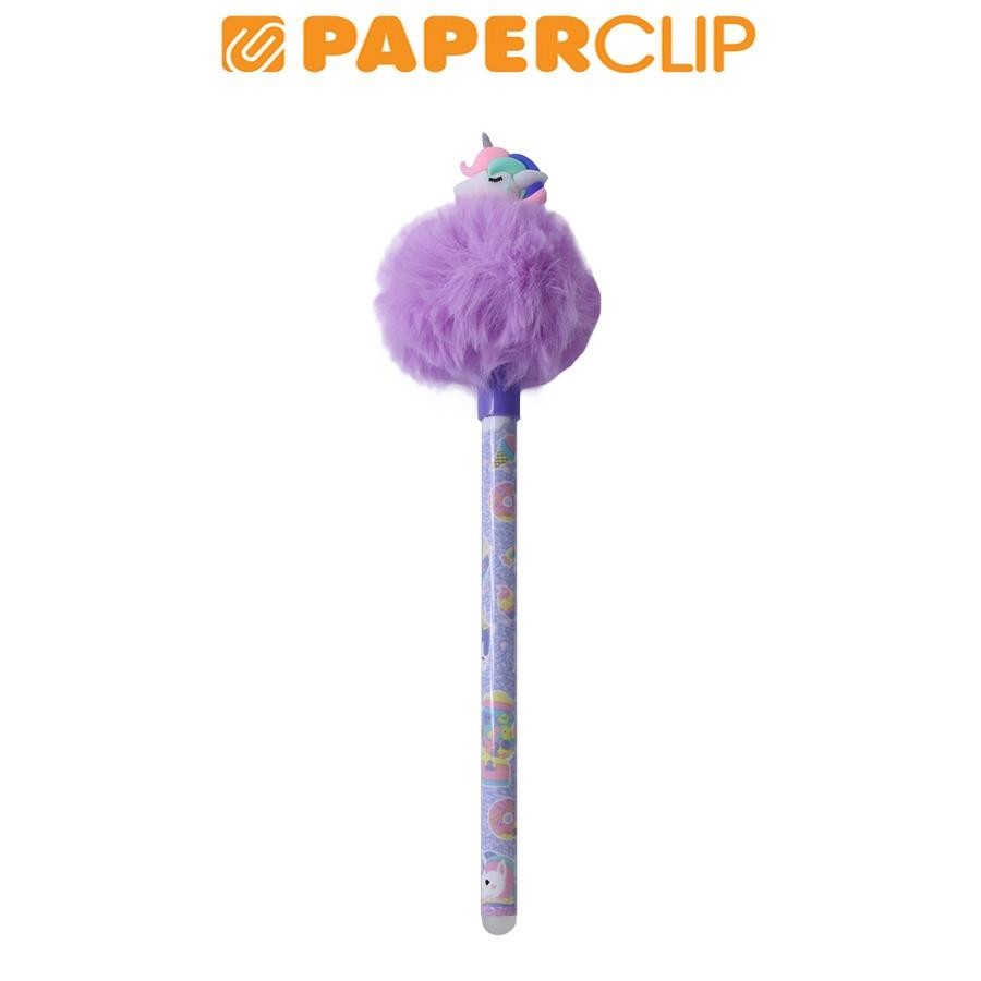 

BALLPOINT SCENERY ERASABLE 332585 UNICORN POM POM