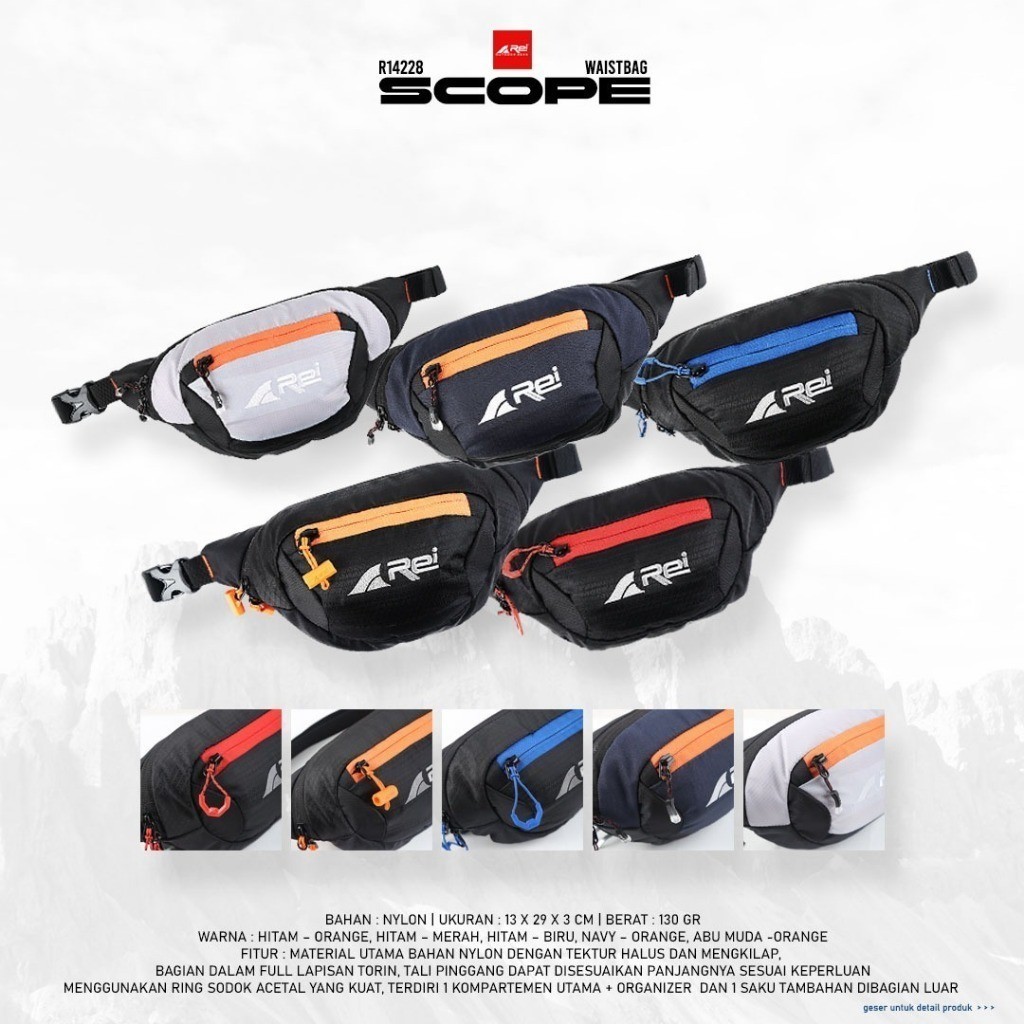 AREI SCOPE WAIST BAG Outdoorgear ORIGINAL