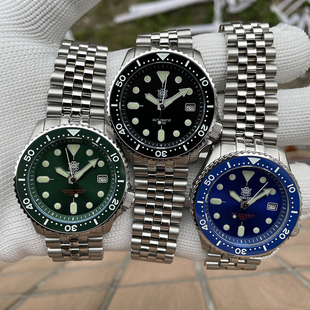 Steeldive SD1996 Men's watch Dive Watch Automatic Mechanical Men's watch NH35 Bracelet 41mm  Diver w