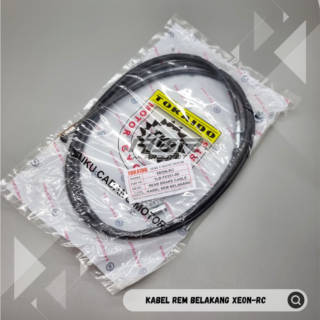 KABEL REM BELAKANG XEON RC GT 125 TOKAINDO,