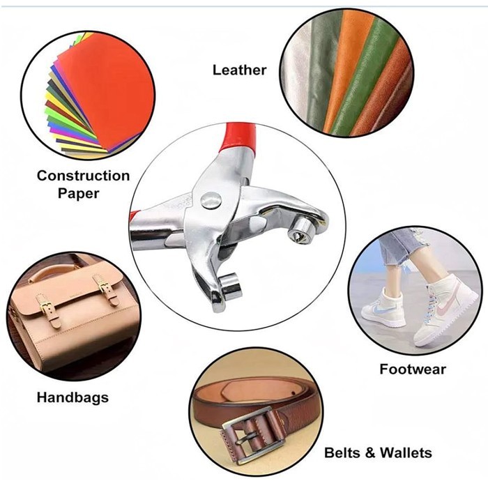 Tang Kancing Mata Ayam Alat Pasang Press Jepret Cetet Pengencang Eyelet Sabuk Ban Pinggang Tas Baju