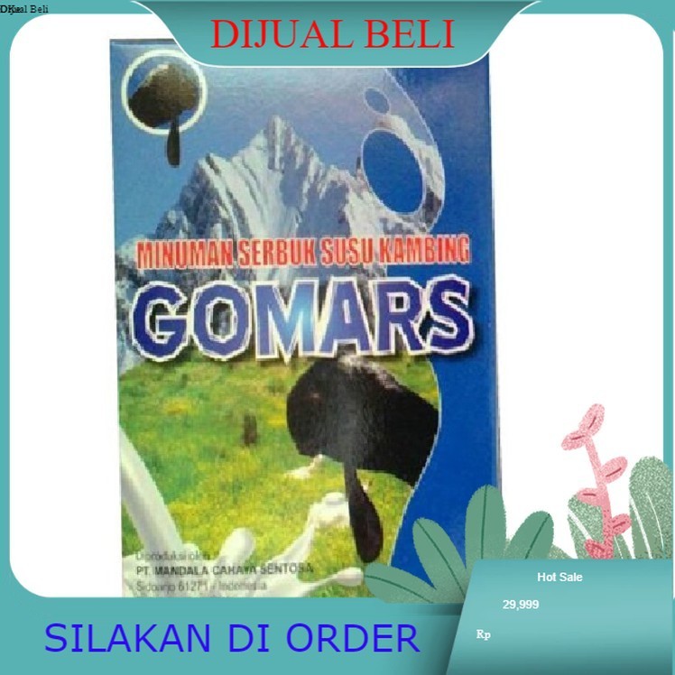 

Gomars Susu kambing Bubuk Organik - 1box