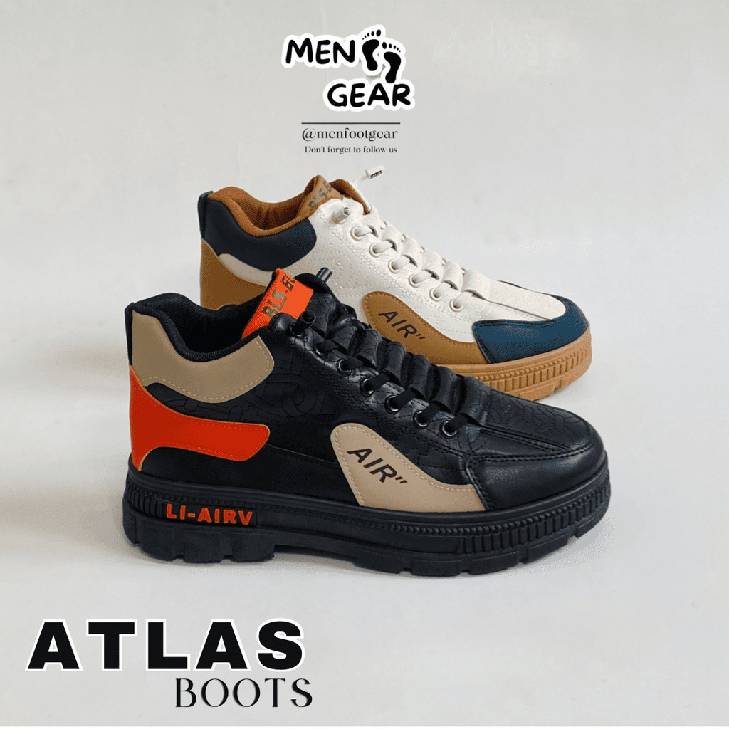 GUDANG SEPATU Sepatu Pria Sepatu Pria Casual Atlas Boots Karet Empuk Premium Import