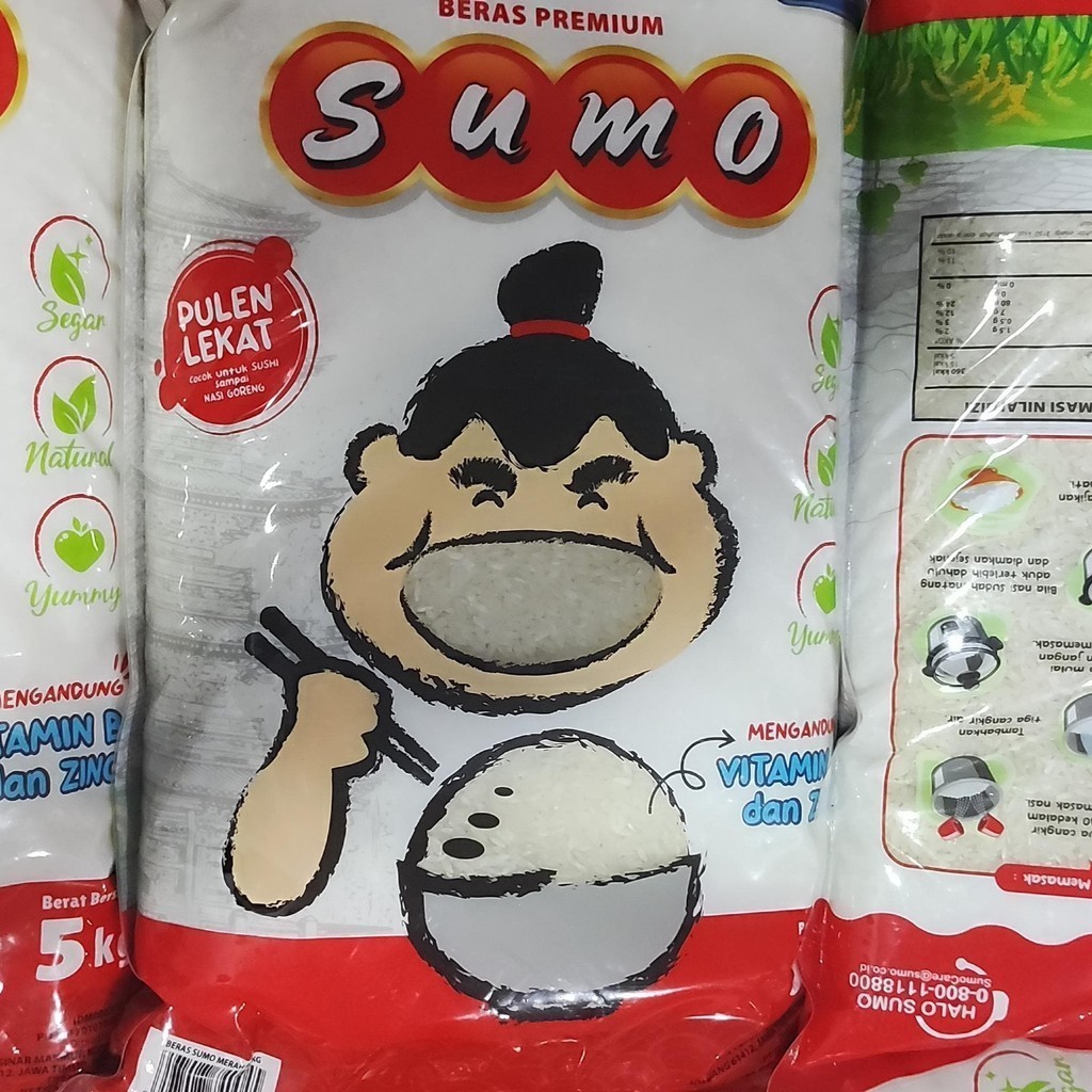 

Beras Sumo Merah 5 kg