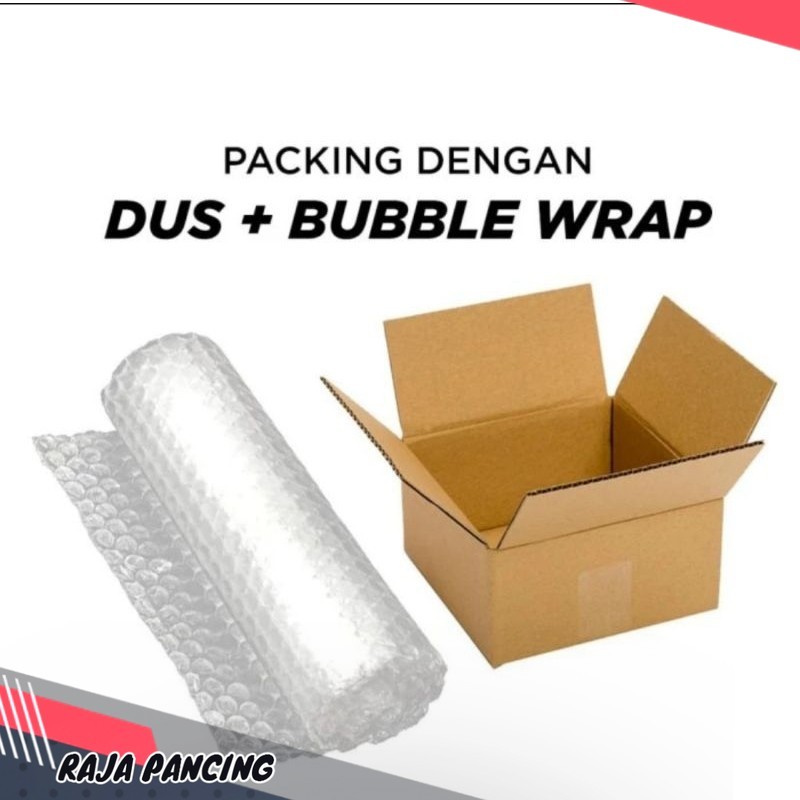 

Ekstra extra bubble wrap untuk paking lebih aman