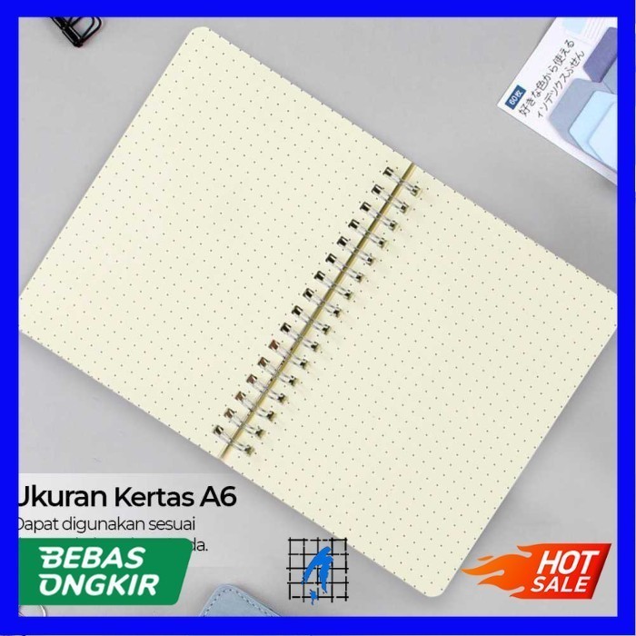 

Buku Binder Catatan Jurnal Harian Notebook Ukuran A6 - Blank page