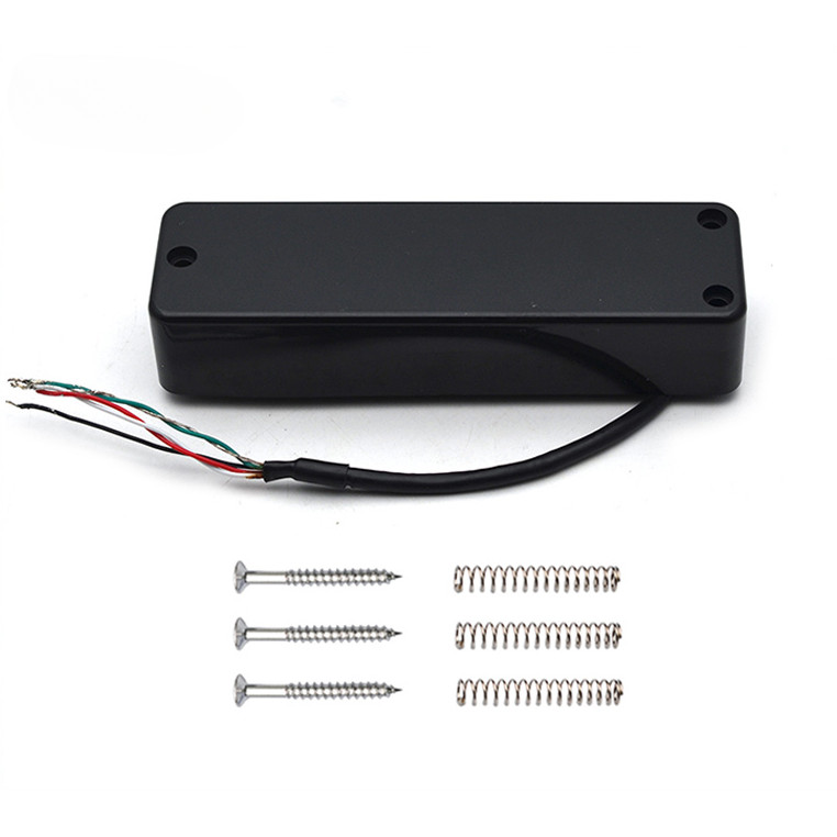 Sealed Soapba 3 Hole Bass Guitar Pickup 5 String Double Coil Humbucker Pickup 108.5*32mm Ceramic Mag