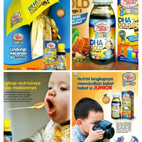 

Madu Anak Ratu Lebah Junior DHA GOLD 150 gr Dan Omega Plus Menambah Kecerdasan Otak Anak