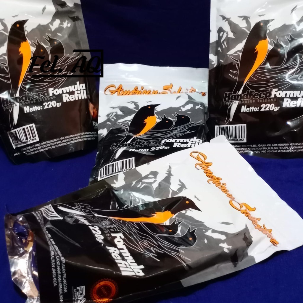 AMS HANDFEED FORMULA AMERICAN SELECTION 220 gram PAKAN TERBAIK UNTUK LOLOHAN  MURAI BATU DAN BURUNG 