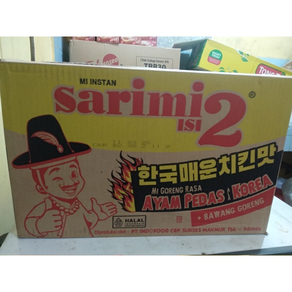 

Sarimi Goreng Isi 2 Ayam Pedas Korea DUS