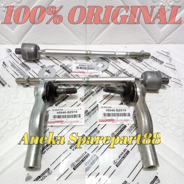 Tie rod end + 2pcs long tie rod rack end Avanza Xenia 2004-2011 ori
