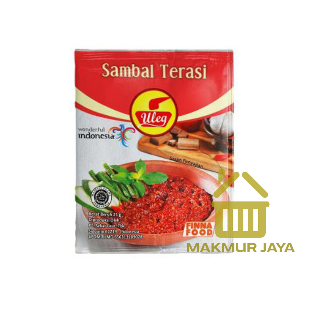

Sambal Terasi Uleg FINNA 1 Renteng 10 Sachet x 20g