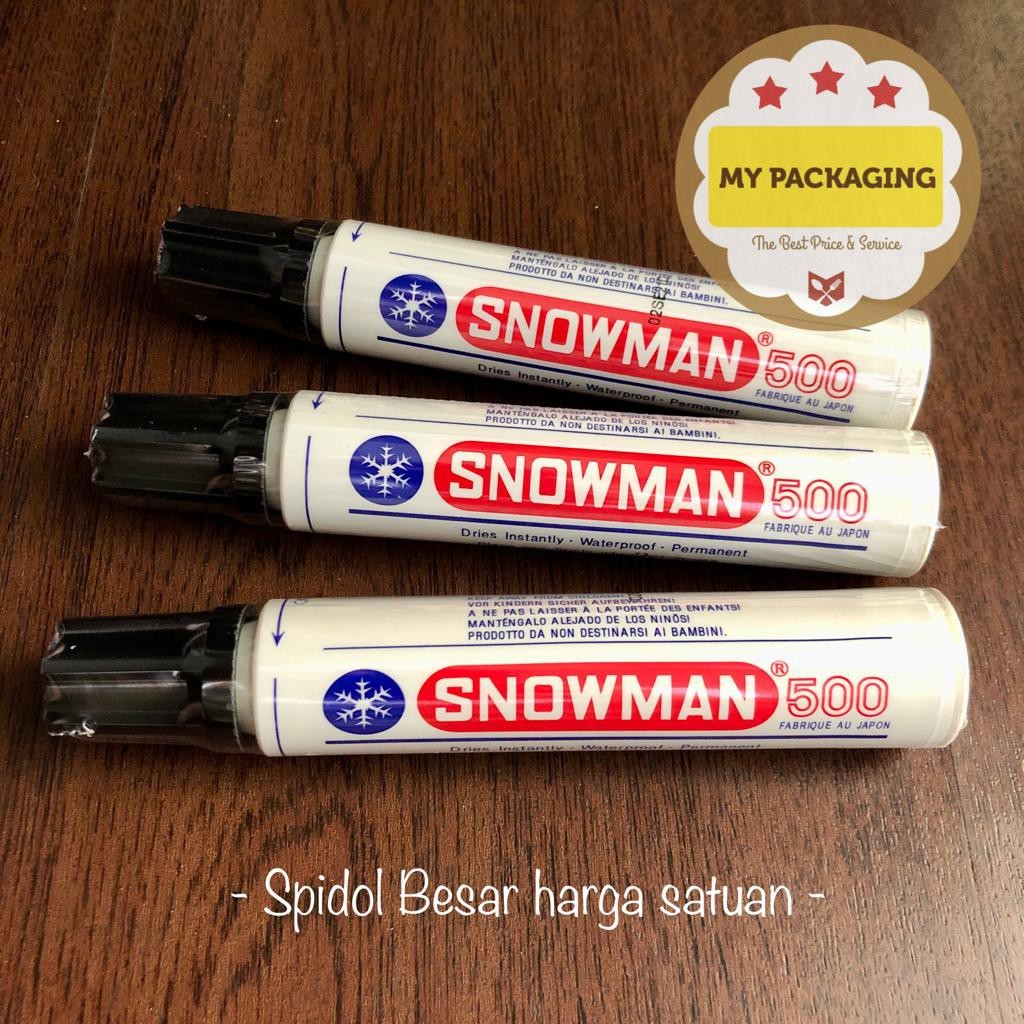

Spidol Permanent Besar SNOWMAN 500 - mypackaging vplast [ COD ]