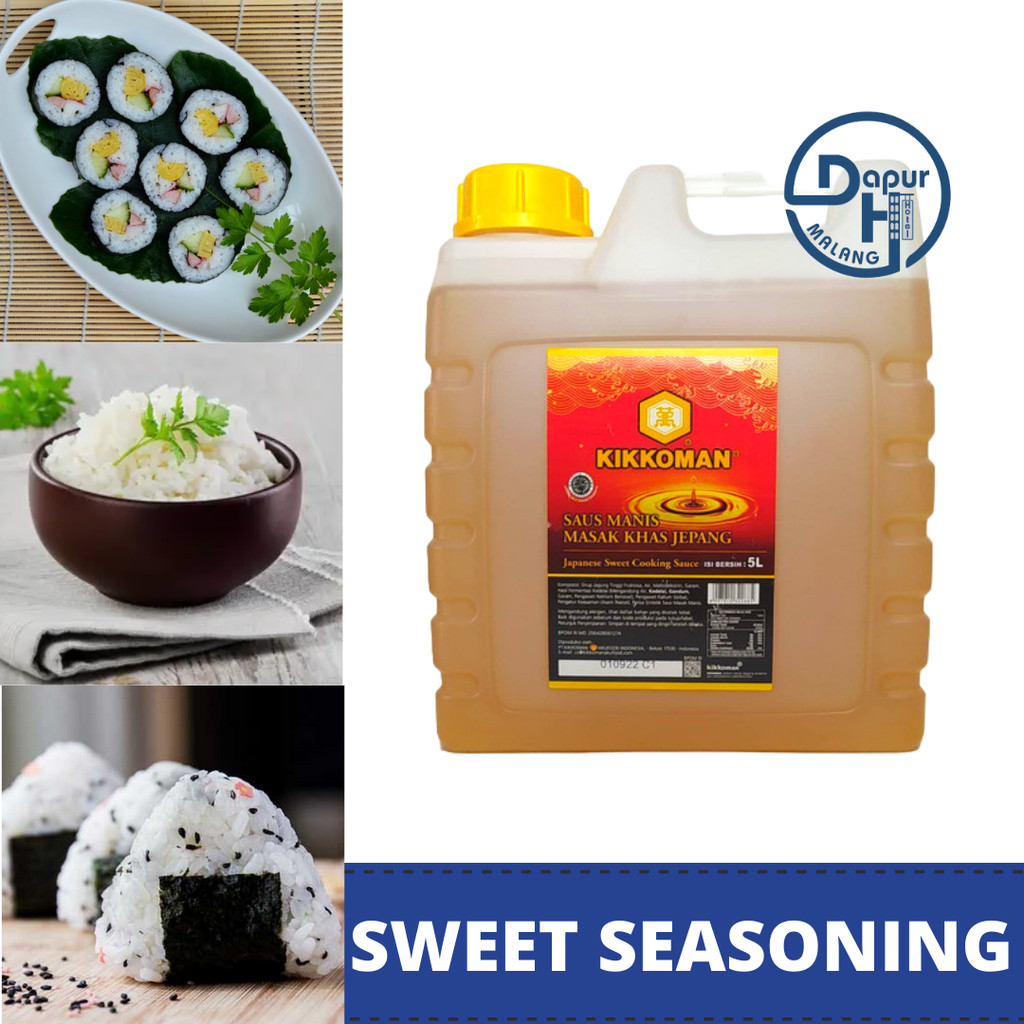 

KIKKOMAN Japanese Sweet Seasoning 5 Liter Halal | Pengganti Mirin--MLG