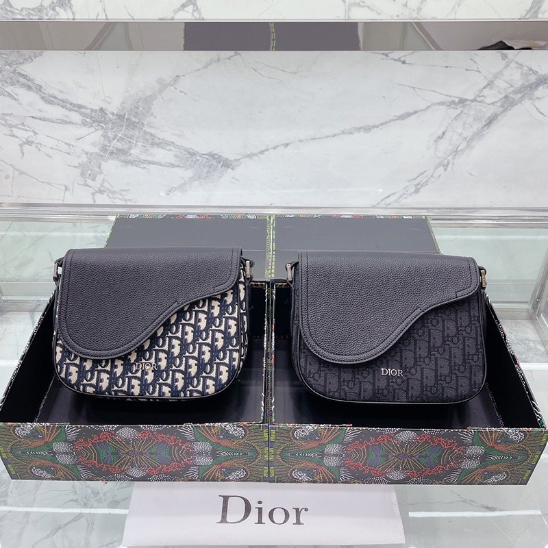 New Counter ORI original Dior DR MESSENGER Oblique Canvas Shoulder Bag