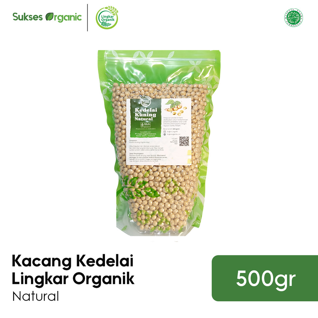 

Kedelai Kuning | Lingkar Organik | 500gr