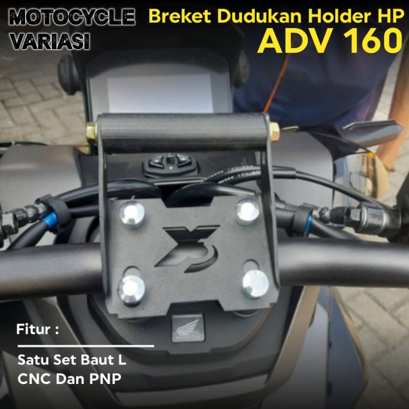 Breket Dudukan Holder HP motor ADV 160 PCX 160 Breket Holder HP ADV 160 PCX 160