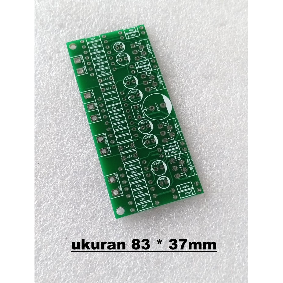 PCB Stereo BTL TDA2030 24W Power Amplifier Single VCC Part And Tool