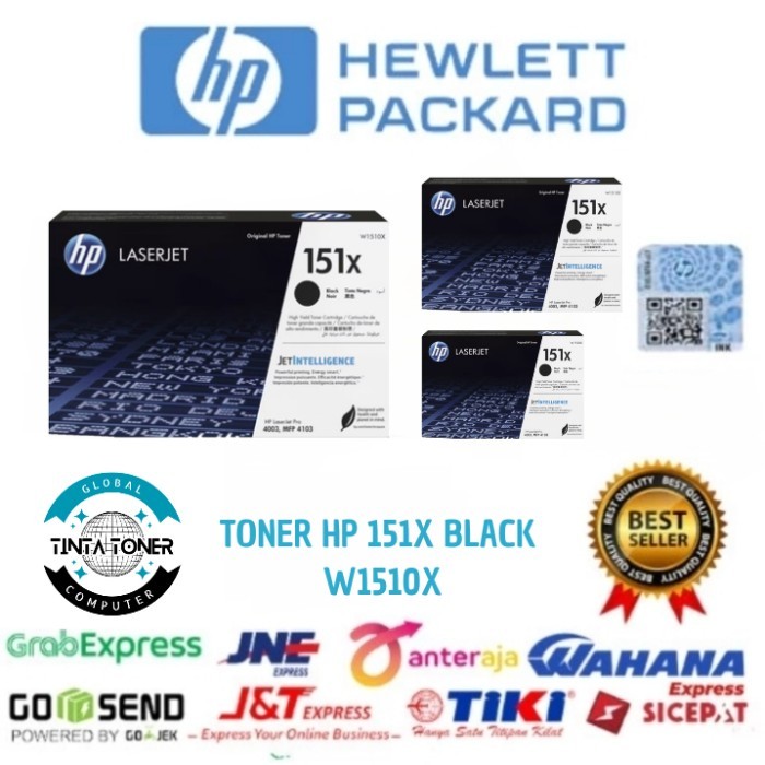TONER CARTRIDGE HP 151X BLACK ORIGINAL W1510X
