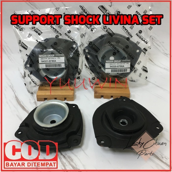 SUPPORT LIVINA RH LH - SUPPORT SHOCK BREAKER GRAND LIVINA KANAN KIRI LUCKYPARTS