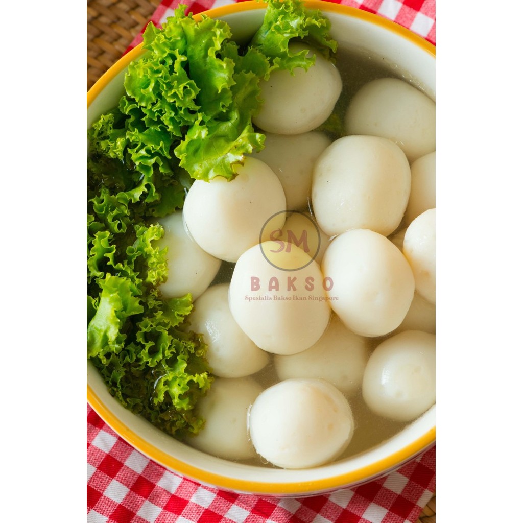 

Bakso Ikan Singapore Fresh and HOMEMADE (100% EKOR KUNING) | BAKSO SM - 25