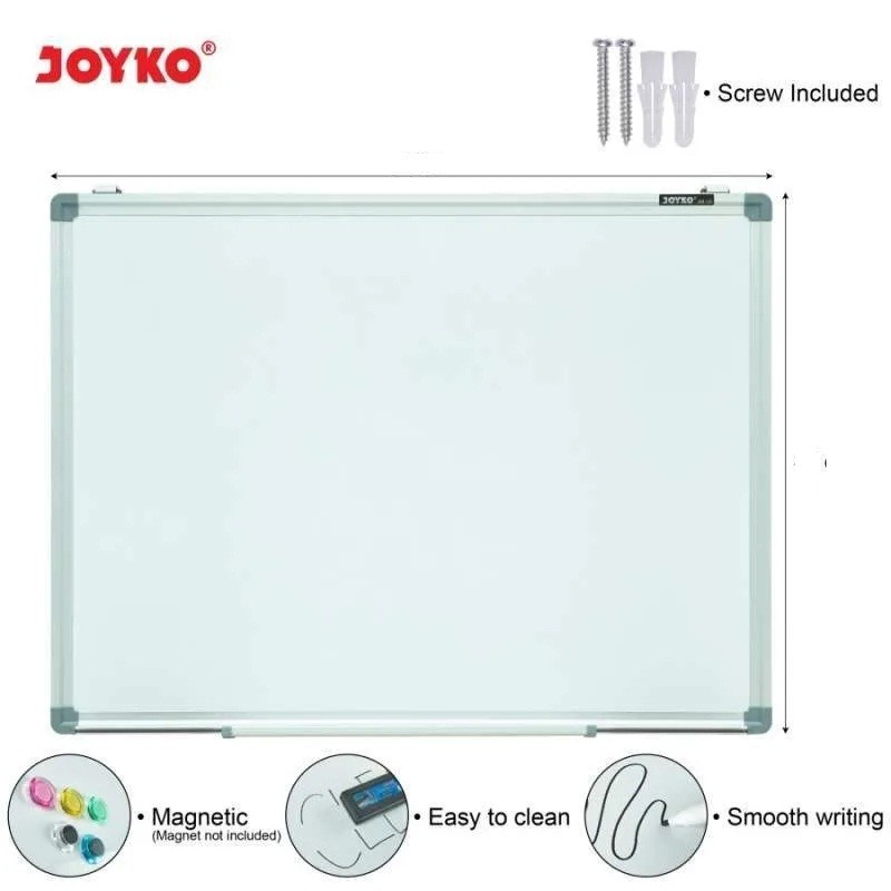 

joyko whiteboard/papan tulis WB-130 90x60CM