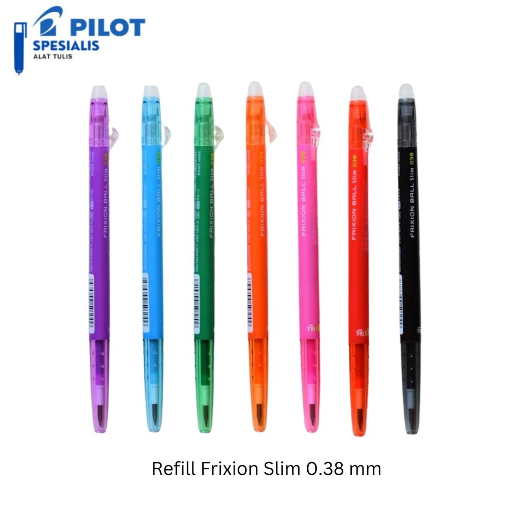 

Pulpen Pilot Frixion Slim 0.38 mm Colors Pulpen Erasable Bisa Dihapus - Satuan- SHSNP