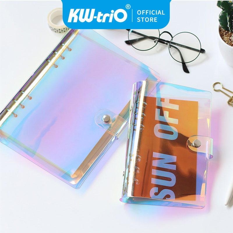 

Clear Soft PVC A6/A5 Notebook Binder Cover Planner 6-Ring