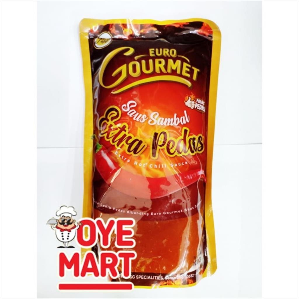 

EURO GOURMET SAUS SAMBAL EXTRAHOT 1000GR HARGA PROMO/SAMBAL SUPER PEDAS PROMO / SAUS SAMBEL/SAMBAL