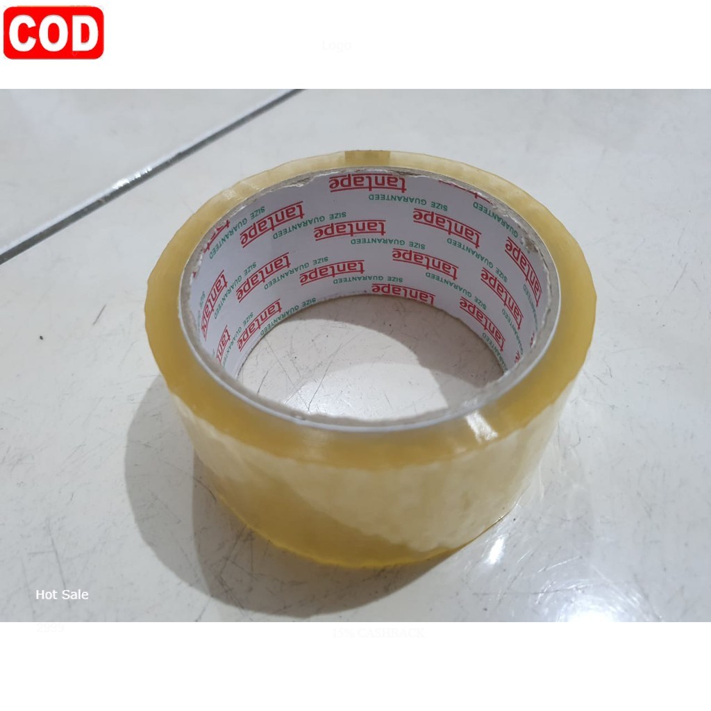 

Lakban Plastik OPP 2 inch Merk Tantape (Isi 6 roll)