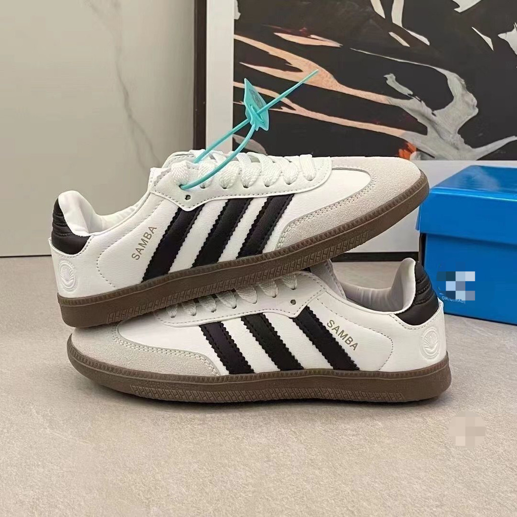 LF Sepatu Boots Pria dan Wanita Sepatu Adidas Kasual Pasangan Kampus Jerman Populer Adidas Sepatu Ad
