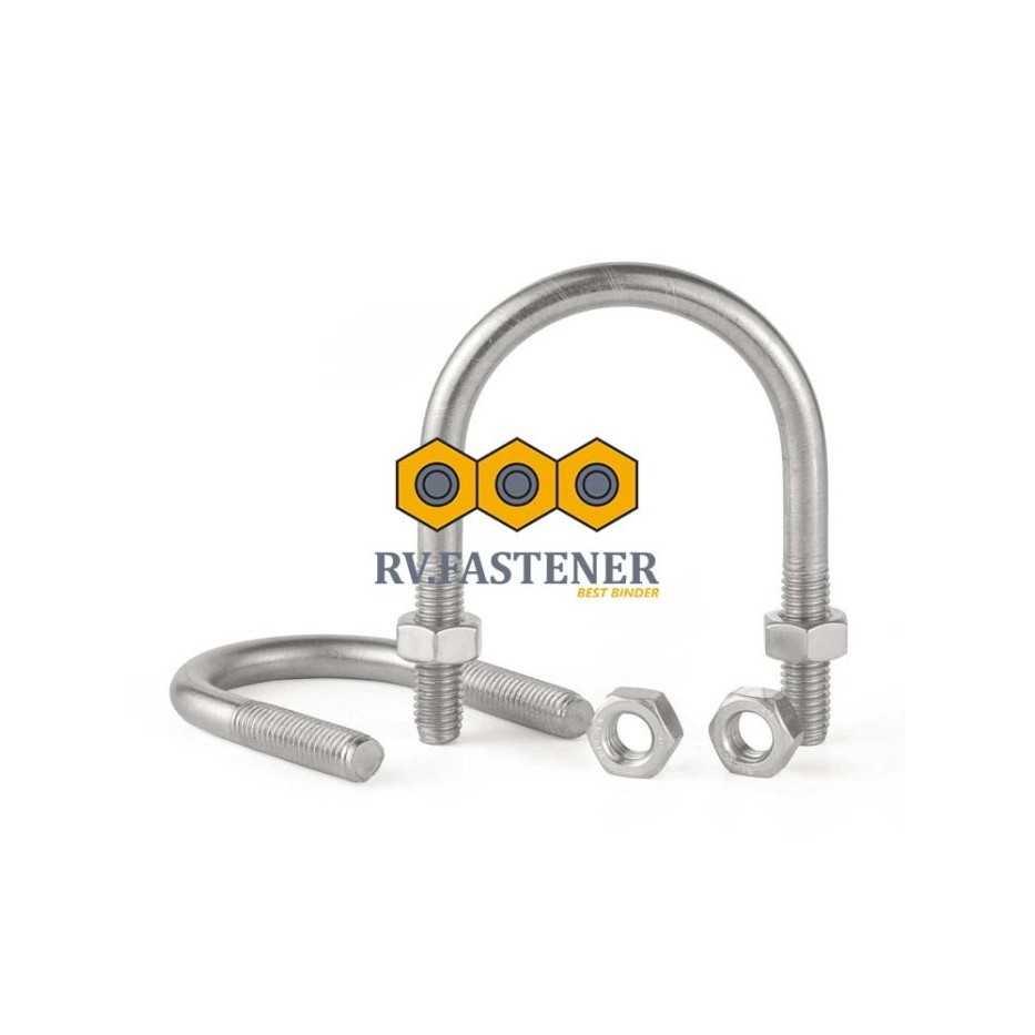 KLEM U-BOLT 5/16 - CLAMP U-BOLT UKURAN LENGKAP