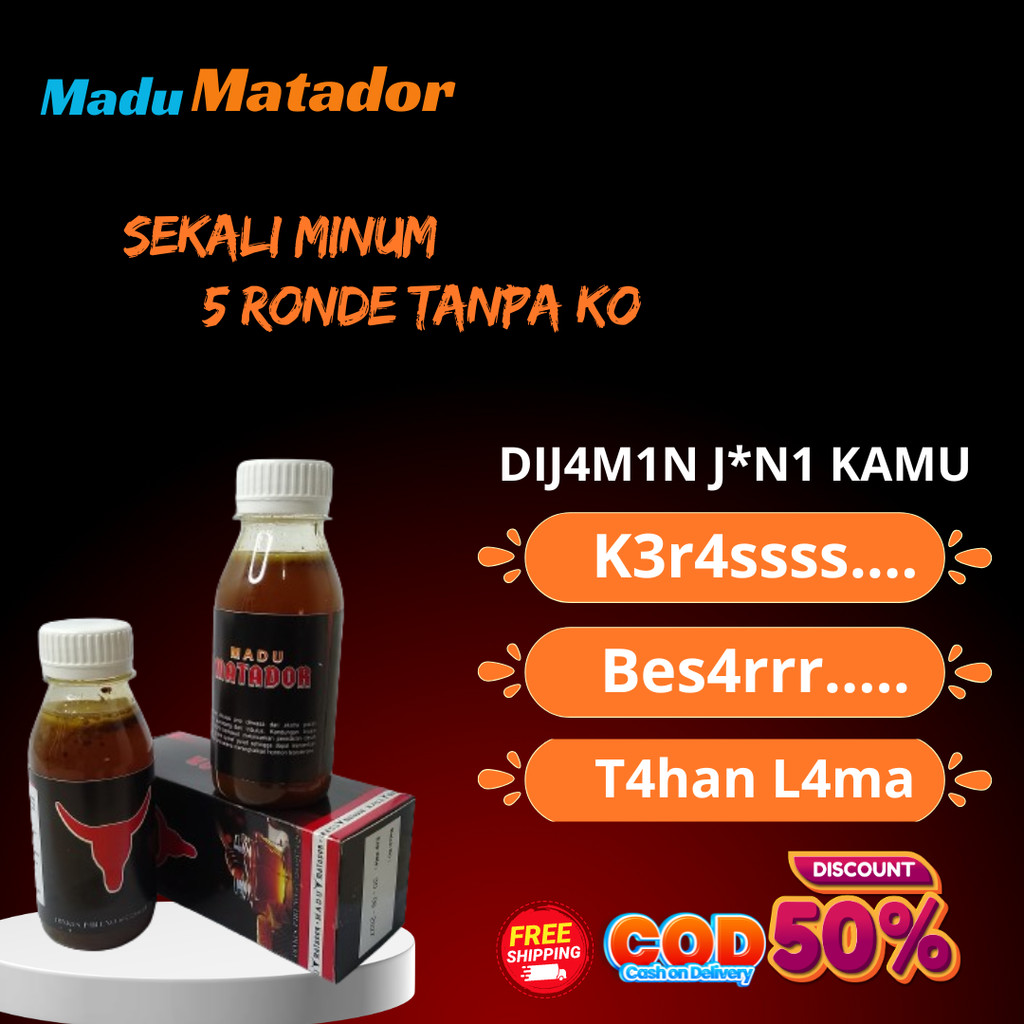 

MADU KUAT PRIA TAHAN LAMA | MADU MATADOR HERBAL | TAHAN 5 RONDE