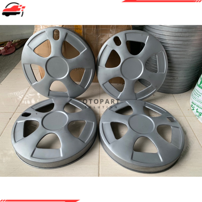 wildop truk ragasa ring 16 plat besi 4 biji bonus dudukan Otopart