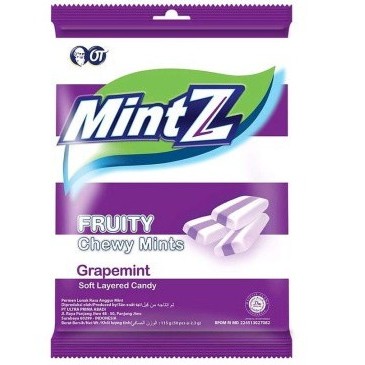 

Permen Mintz Soft Candy Cherrymint Dan Grapemint