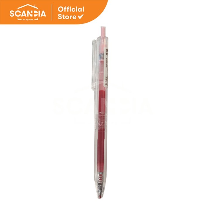

SCANDIA Pulpen Retracteble Gel Pen Metal Red 0.5mm (AGPH5603)