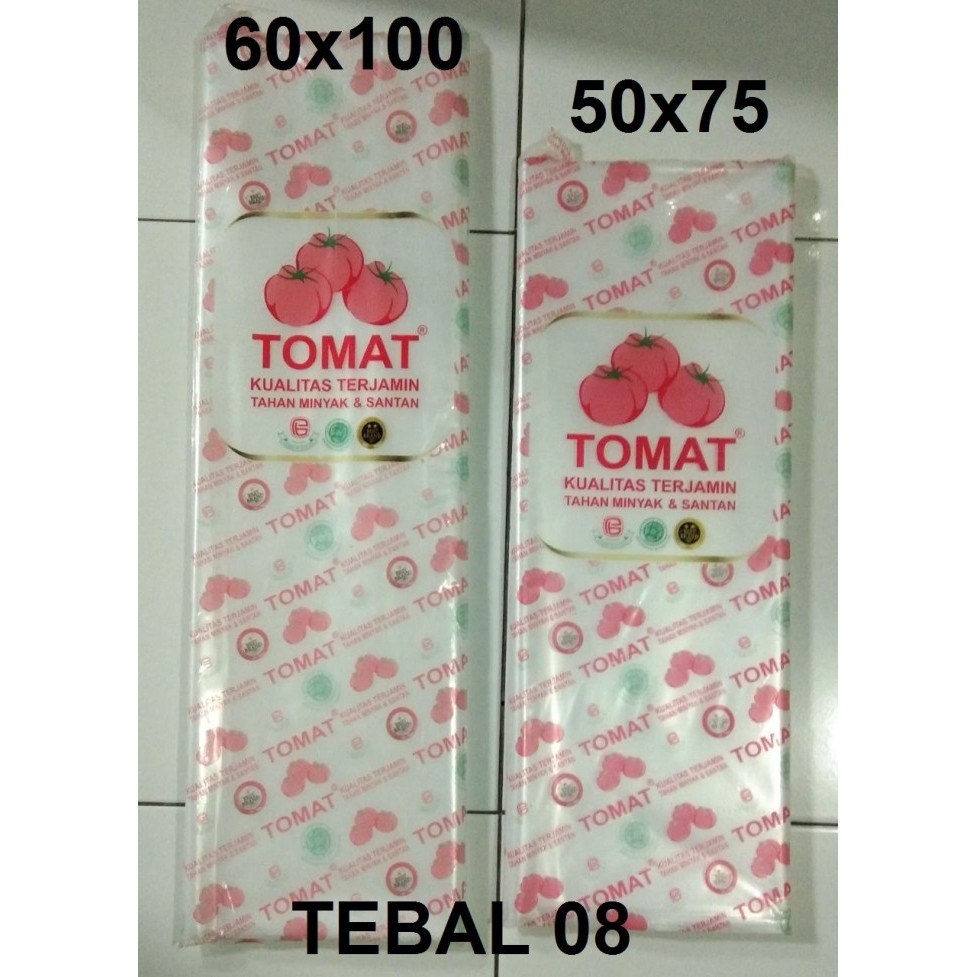 Plastik PE Tomat 60x100 08 micron / 60 x 100 pe tebal - plastik boneka - 60x100