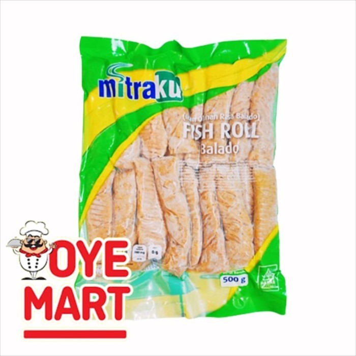 

MITRAKU FISH ROLL BALADO 500GR IKAN GULUNG RASA BALADO