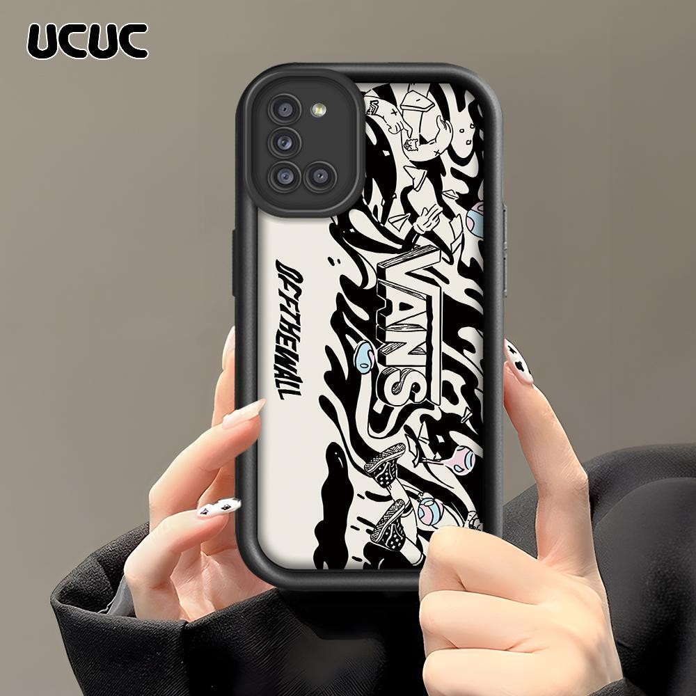 UCUC Compitable With Samsung A31 Untuk Case Casing Hp Softcase Kesing Camera Shockproof Protection R
