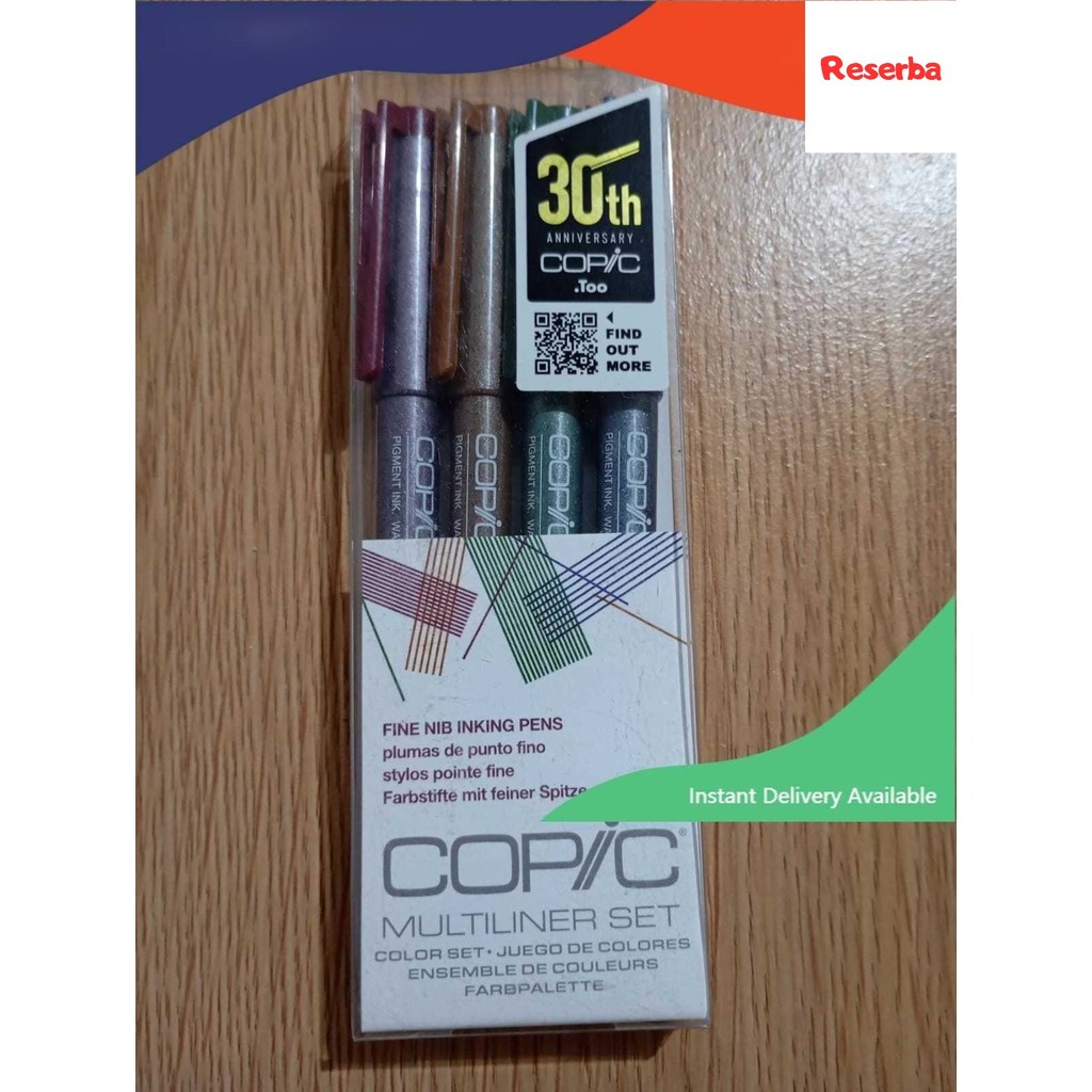 

Drawing Pen Copic Multiliner Color 0.3 Set 4pcs ( Clearance Sale)